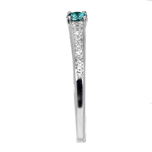 グランディディエライト0.14ct ダイヤモンド プラチナ リング（指輪