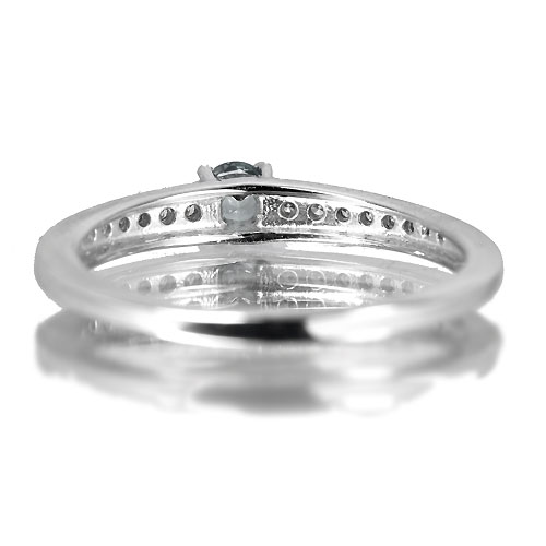グランディディエライト0.14ct ダイヤモンド プラチナ リング（指輪