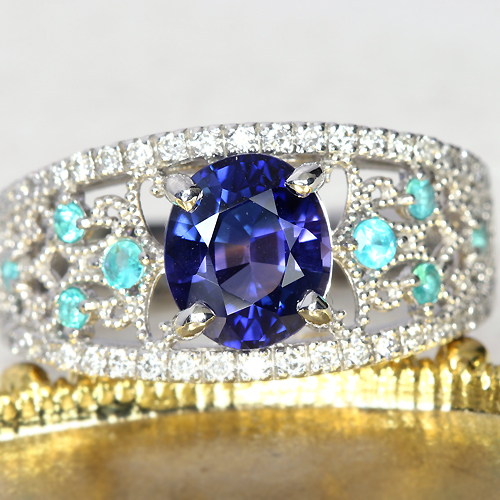 第142回抽選販売＞ブルーサファイア 1.6ct ブラジル産パライバ