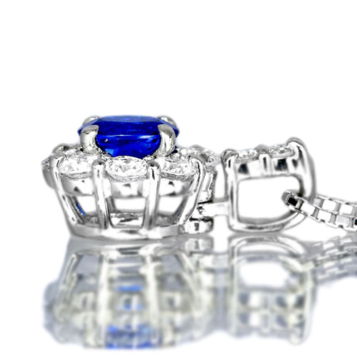 アウイナイト 0.22ct ダイヤモンド プラチナ ネックレス【品質保証書