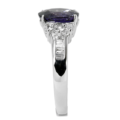 非加熱カラーチェンジサファイア 2.87ct ダイヤモンド プラチナ リング