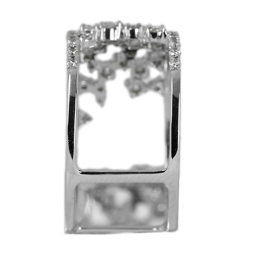 ダイヤモンド 0.61ct ホワイトゴールド リング（指輪）【品質保証書 