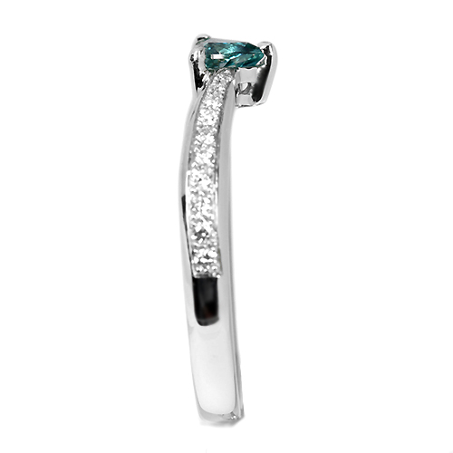 グランディディエライト 0.21ct ダイヤモンド プラチナ リング（指輪 