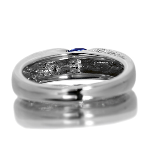 専用です☆ブルーサファイア0.3ct プラチナリング 美品 ブルーサファイヤ 0.38ct ダイヤモンド プラチナ リング(指輪