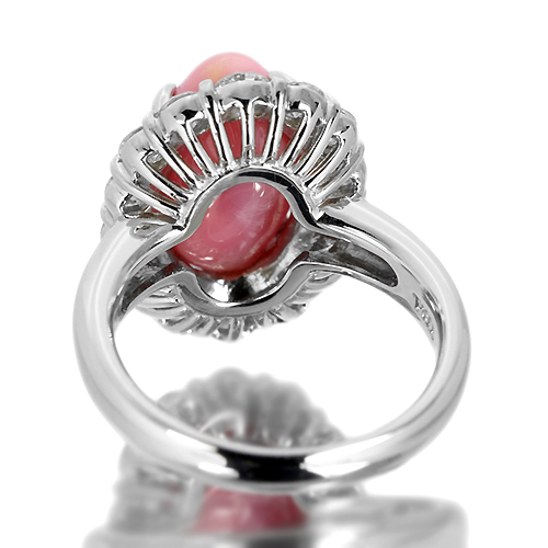 コンクパール 6.13ct ダイヤモンド プラチナ リング（指輪）【品質保証書/宝石鑑別書付】 即納ジュエリー ジュエリー通販リジュー |  レアストーン・高級ジュエリーオンラインショップ