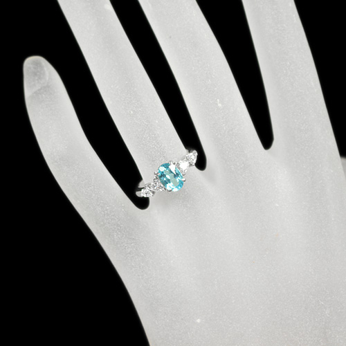 第152回抽選販売＞ネオンブルーアパタイト 1.2ct ダイヤモンド 
