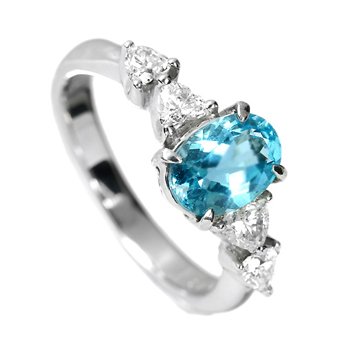 第152回抽選販売＞ネオンブルーアパタイト 1.2ct ダイヤモンド 