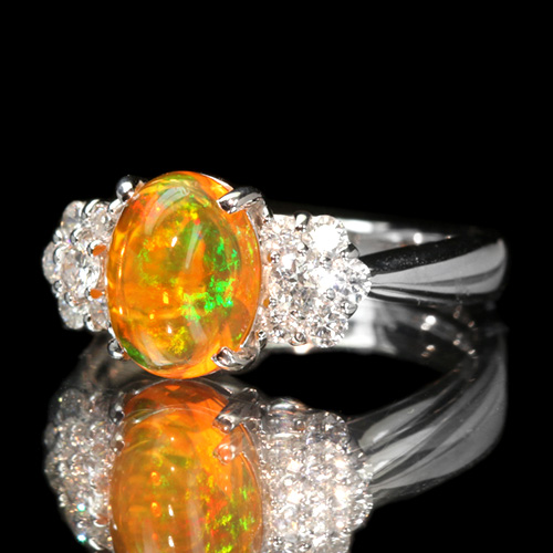 第163回抽選販売＞メキシコ産ファイアオパール 1.4ct