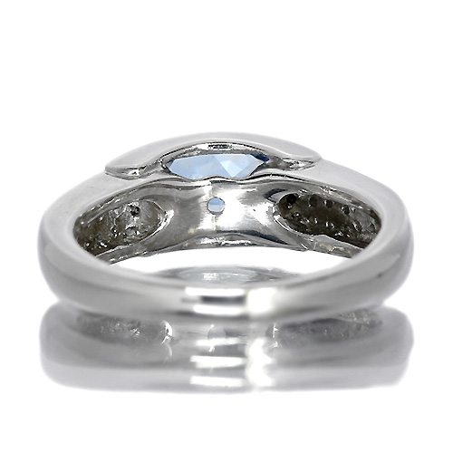 第164回抽選販売＞アクアマリン 1.05ct ダイヤモンド プラチナ リング