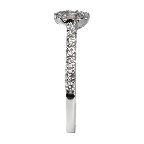 新品☆半額以下！ダイヤモンドピーリング ピンクダイヤモンド 0.165ct/FOP/I1 ダイヤモンド プラチナ