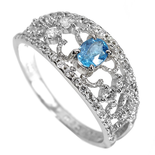 ブラジル産パライバトルマリン 0.30ct ダイヤモンド プラチナ