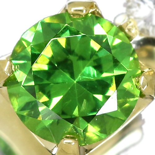 ロシア産デマントイドガーネット 0.56ct ダイヤモンド イエロー