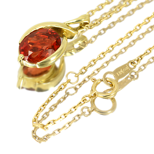 ◾️専用品◾️カラーチェンジ　アンデシンネックレス アンデシン 2.5ct イエローゴールド ネックレス【品質保証書/宝石鑑別