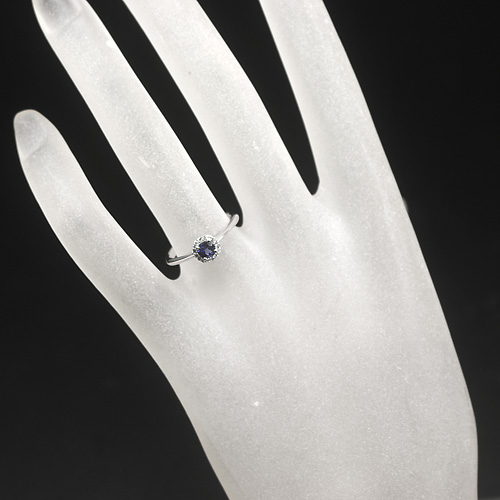 第169回抽選販売＞ベニトアイト 0.34ct ダイヤモンド プラチナ リング