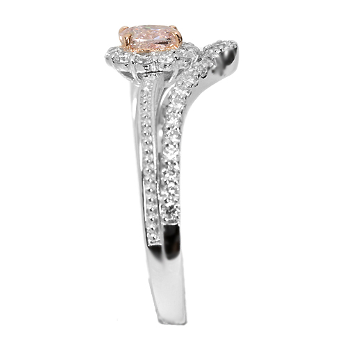 ピンクダイヤモンド 0.237ct/FLP/SI2 ダイヤモンド プラチナ/ピンク 