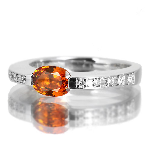 第181回抽選販売>マンダリンガーネット 1.18ct ダイヤモンド 第181回抽選販売>マンダリンガーネット 1.18ct ダイヤモンド