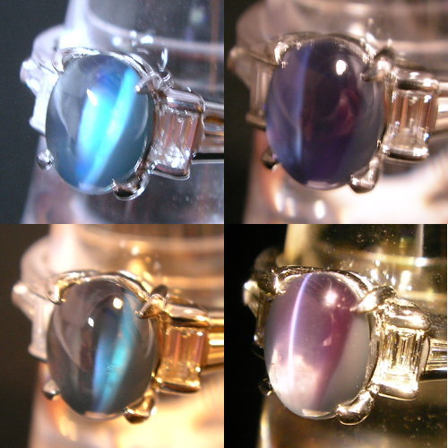 専用JE146★高級 アレキサンドライトキャッツアイ0.8ct pt リング鑑付 新着＞アレキサンドライトキャッツアイ 2.0ct ハートアンド