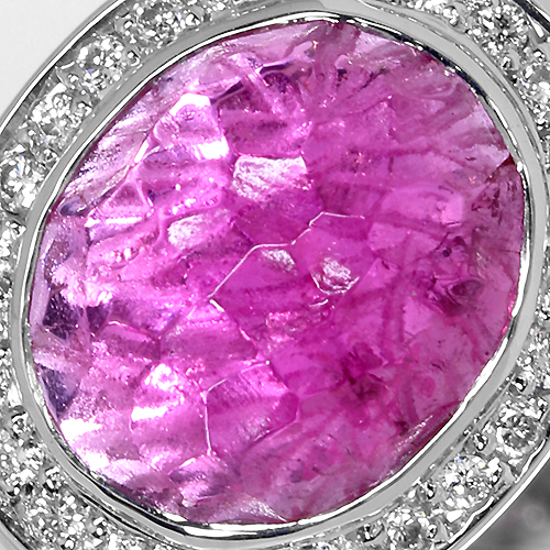 ピンクトルマリン 約5ct ダイヤモンド プラチナ リング（指輪
