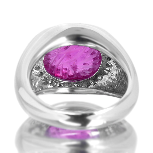 ピンクトルマリン 約5ct ダイヤモンド プラチナ リング（指輪