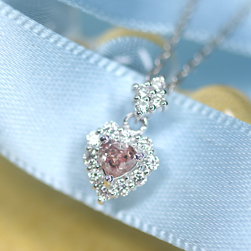 ピンクダイヤモンド 0.227ct/FOP/SI1 ダイヤモンド プラチナ 