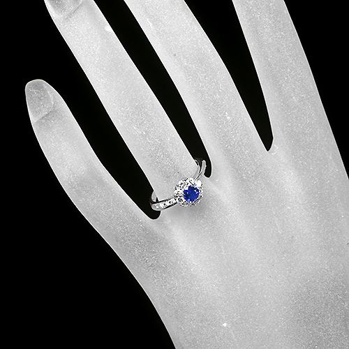 アウイナイト 0.28ct ダイヤモンド プラチナ リング（指輪）【品質 