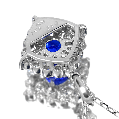アウイナイト 0.12ct ダイヤモンド プラチナ ネックレス【品質