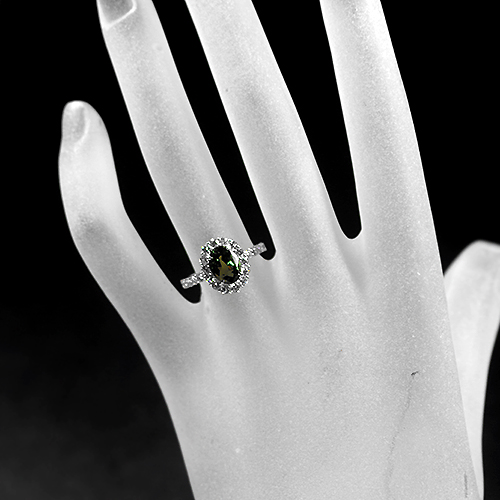 アレキサンドライト 2.03ct ダイヤモンド プラチナ リング（指輪