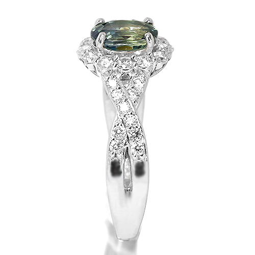 プラチナ非加熱天然サファイア4.227カラットリング プラチナ非加熱天然サファイア4.227カラットリング プラチナ製