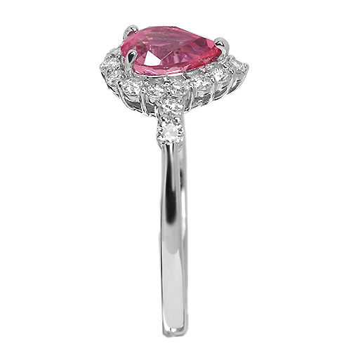 第228回抽選販売＞ピンクスピネル 1.03ct ダイヤモンド プラチナ