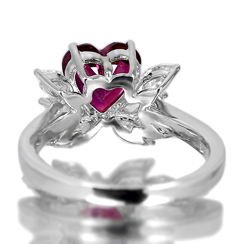 ルビー 2.26ct ダイヤモンド プラチナ リング（指輪）【品質