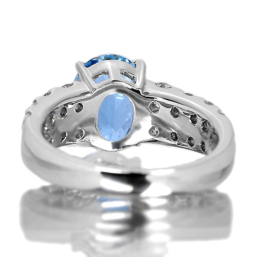 アクアマリン リング ダイヤモンド プラチナ ダイヤ 2.97ct指輪 ハートシェイプアクアマリン 0.87ct ダイヤモンドプラチナ