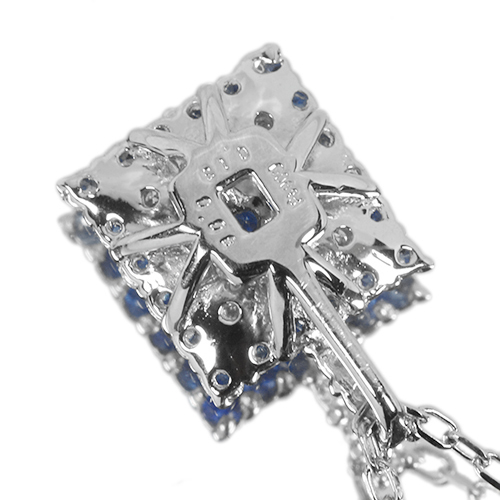 アウイナイト、ダイヤモンド、プラチナネックレス アウイナイト 0.13ct ダイヤモンド プラチナ ネックレス 【品質保証書