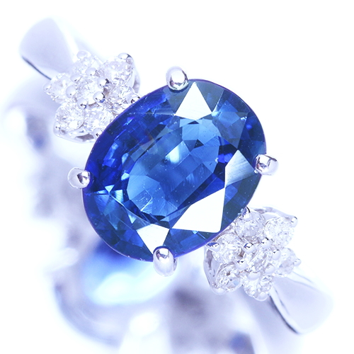 カイヤナイト2.4ct ダイヤモンド プラチナ リング（指輪）【品質保証書 