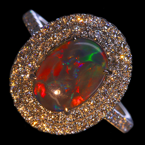 オーストラリア ライトニングリッジ産ブラックオパール 1.92ct