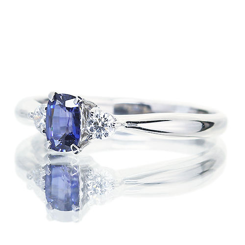 ベニトアイト0.06ct プラチナリング 楽天市場】【号数をお選びください】ベニトアイト 0.06ct リング 11号