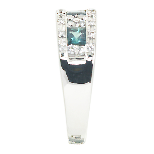アレキサンドライト 0.7ct ダイヤモンド プラチナ リング(指輪)【品質