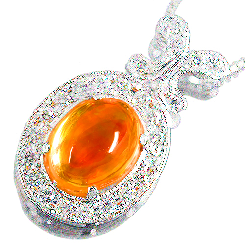 第265回抽選販売＞メキシコ産 オパール 2.4ct ダイヤモンド