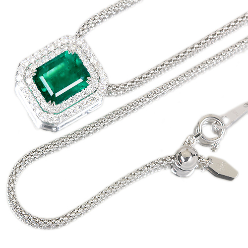 コロンビア産ムゾー鉱山エメラルド 3.35ct ヴィヴィッドグリーン