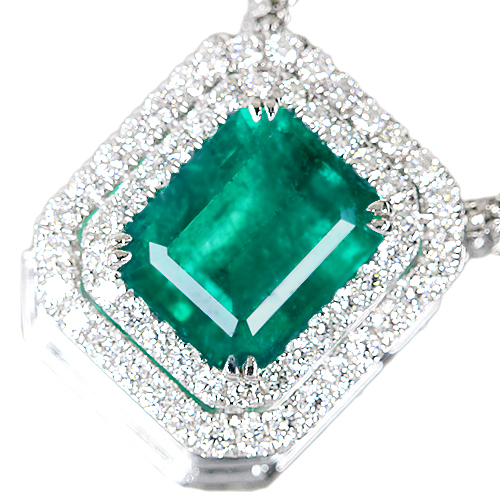 コロンビア産ムゾー鉱山エメラルド 3.35ct ヴィヴィッドグリーン vivid