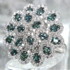 �A���L�T���h���C�g ��2.3ct �_�C�������h 1.7ct �v���`�i �����O(�w��)