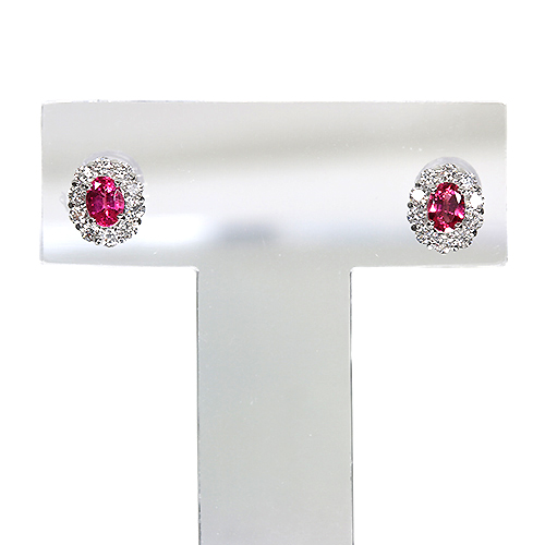 第276回抽選販売＞ネオンレッドスピネル 0.375ct ダイヤモンド