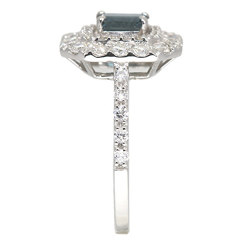 アレキサンドライト 0.7ct ダイヤモンド 0.8ct プラチナ 950 リング