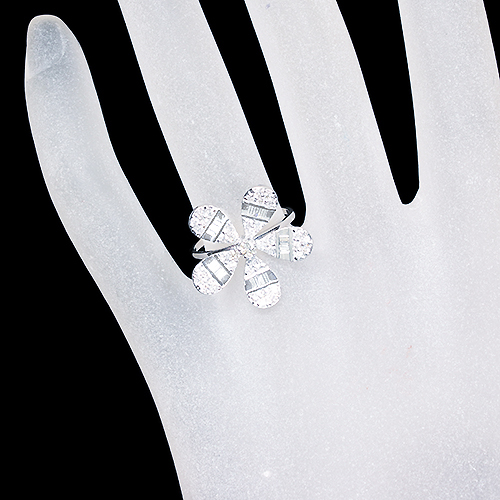 ダイヤモンド 0.7ct ホワイトゴールド リング(指輪)【品質保証書/宝石