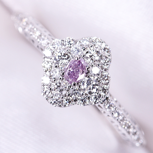 第280回抽選販売＞ピンクダイヤモンド 0.087ct/FIPP/I1 ダイヤモンド 