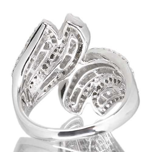 ダイヤモンド 1.5ct ホワイトゴールド リング(指輪)【品質保証書/宝石