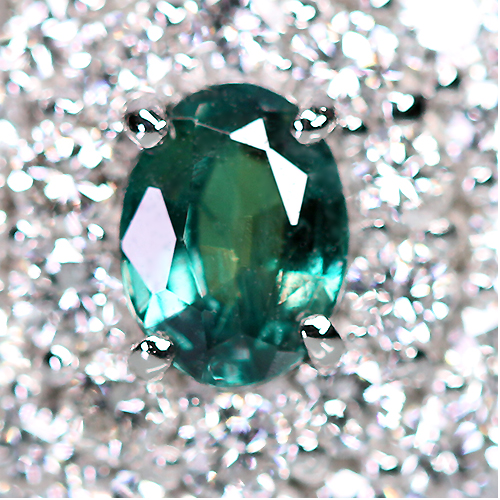ブラジル産アレキサンドライト 0.23ct ダイヤモンド 0.75ct