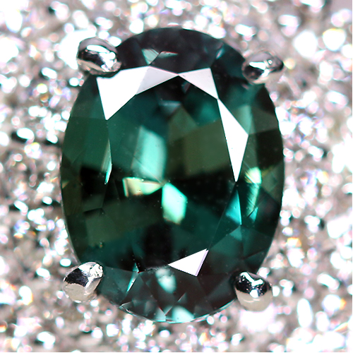 ブラジル産アレキサンドライト 1.11ct ダイヤモンド 0.95ct