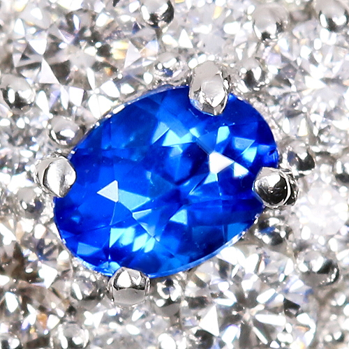 アウイナイト 0.07ct ダイヤモンド 0.3ct プラチナ リング(指輪)【品質 