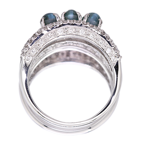 アレキサンドライトキャッツアイ 約2ct ダイヤモンド 0.6ct プラチナ
