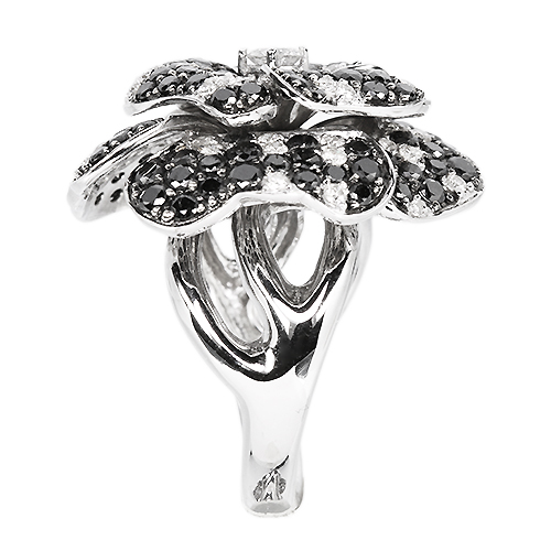Pt900 ブラックダイヤモンドリング 0.28ct 指輪・リング Atelier